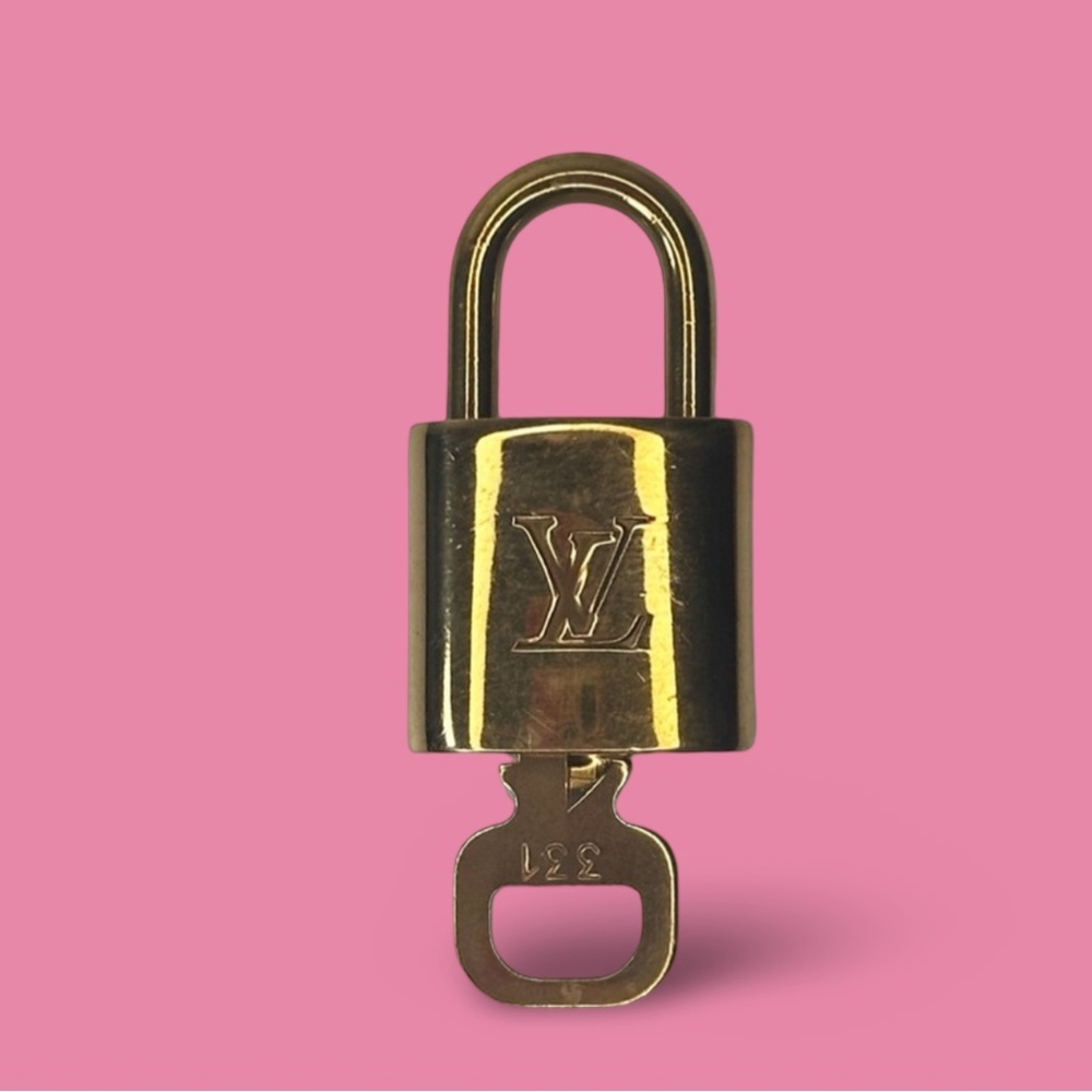 Louis Vuitton Gold Lock and Key # 331
